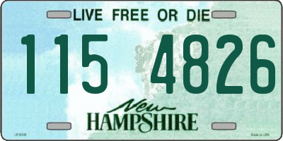 NH license plate 1154826