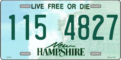 NH license plate 1154827