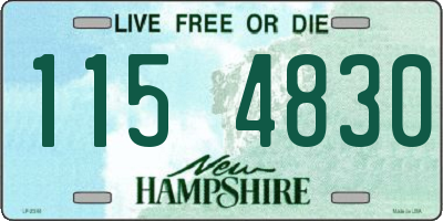 NH license plate 1154830