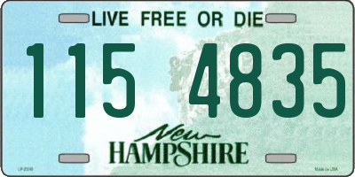 NH license plate 1154835