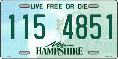 NH license plate 1154851