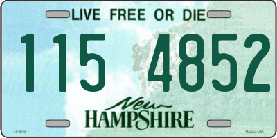 NH license plate 1154852