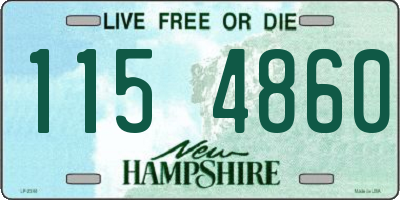 NH license plate 1154860