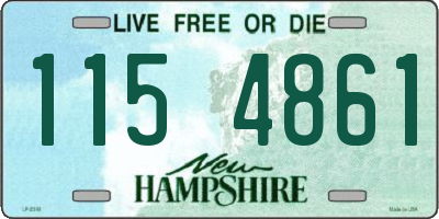 NH license plate 1154861