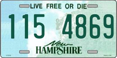 NH license plate 1154869