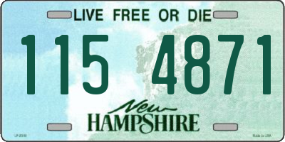 NH license plate 1154871