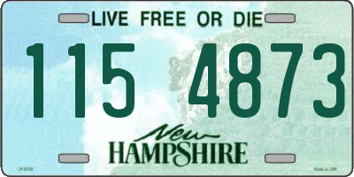 NH license plate 1154873