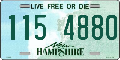 NH license plate 1154880