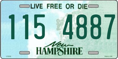 NH license plate 1154887