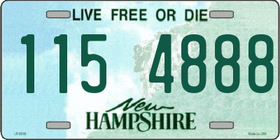 NH license plate 1154888