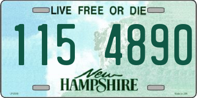 NH license plate 1154890
