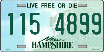 NH license plate 1154899