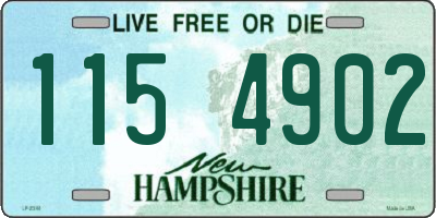 NH license plate 1154902