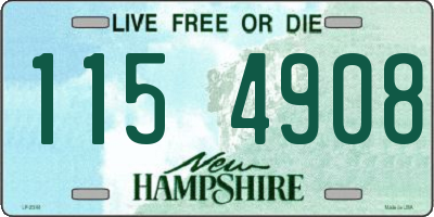 NH license plate 1154908
