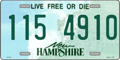 NH license plate 1154910