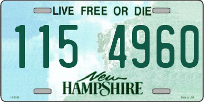 NH license plate 1154960