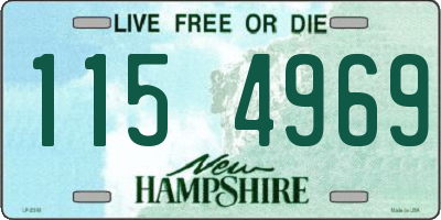 NH license plate 1154969