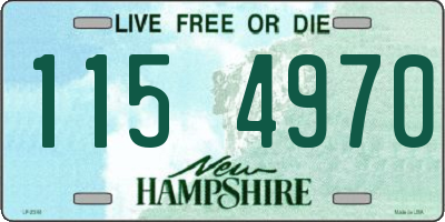 NH license plate 1154970
