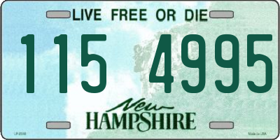 NH license plate 1154995