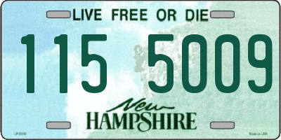 NH license plate 1155009