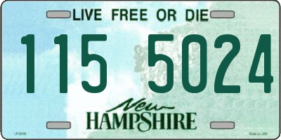 NH license plate 1155024