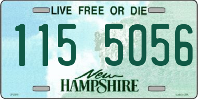 NH license plate 1155056