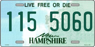 NH license plate 1155060
