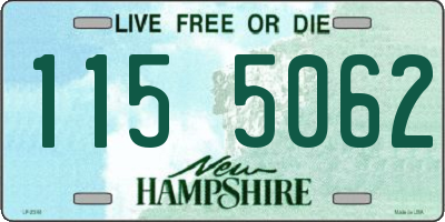 NH license plate 1155062