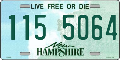 NH license plate 1155064