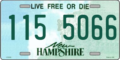 NH license plate 1155066