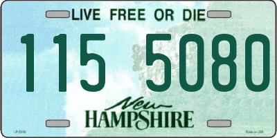 NH license plate 1155080