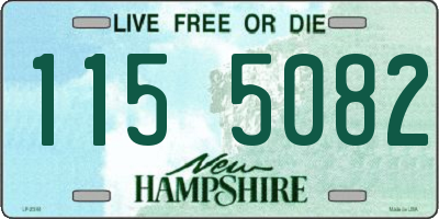 NH license plate 1155082