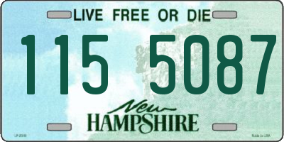 NH license plate 1155087