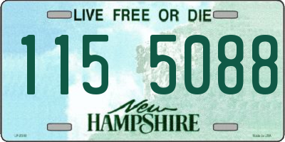 NH license plate 1155088