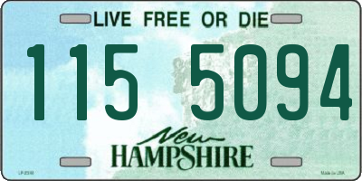 NH license plate 1155094