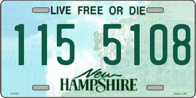NH license plate 1155108