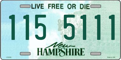 NH license plate 1155111