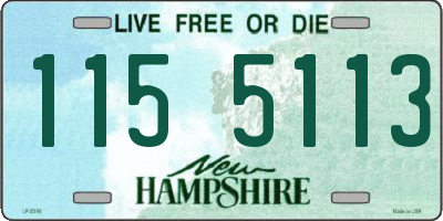 NH license plate 1155113