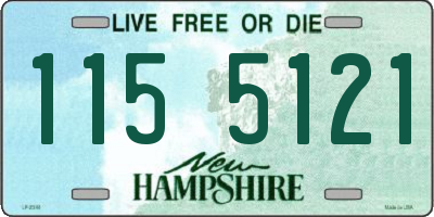 NH license plate 1155121