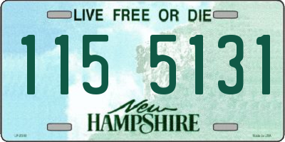 NH license plate 1155131