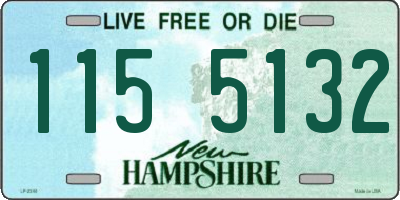 NH license plate 1155132