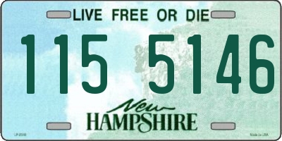 NH license plate 1155146