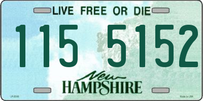 NH license plate 1155152