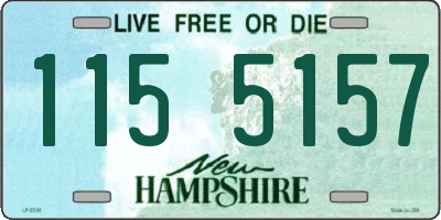 NH license plate 1155157