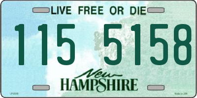 NH license plate 1155158