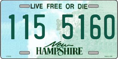 NH license plate 1155160