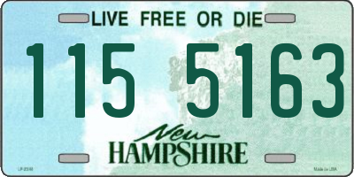 NH license plate 1155163
