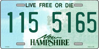 NH license plate 1155165