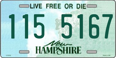 NH license plate 1155167