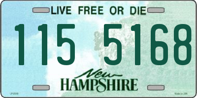 NH license plate 1155168